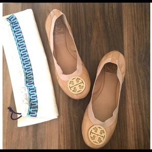 Tory Burch Carolina Nude Flats